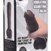 8.5 Inch Vibrating Squirting Dildo with Remote Control - Dark - Image 6