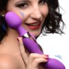 10X Dual Duchess 2-in-1 Silicone Massager - Purple