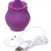Bloomgasm Wild Violet 10X Silicone Clit Licking Stimulator - Purple - Image 4
